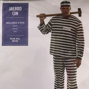 Jailbird Con Adult Costume! New!